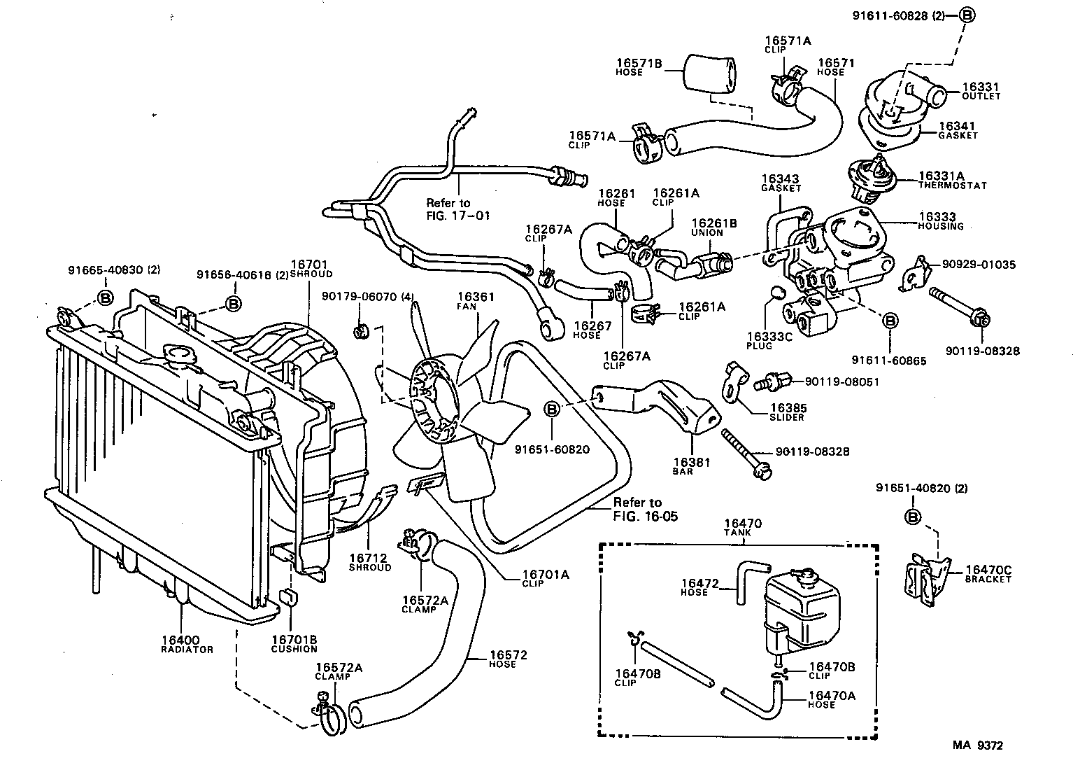 16400-63020 RADIATOR ASSY product image