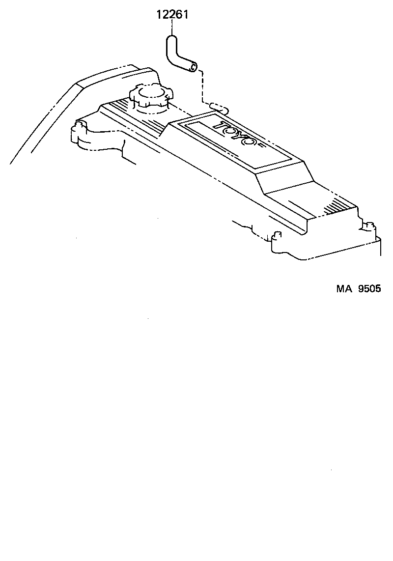 12261-11090 HOSE, VENTILATION product image