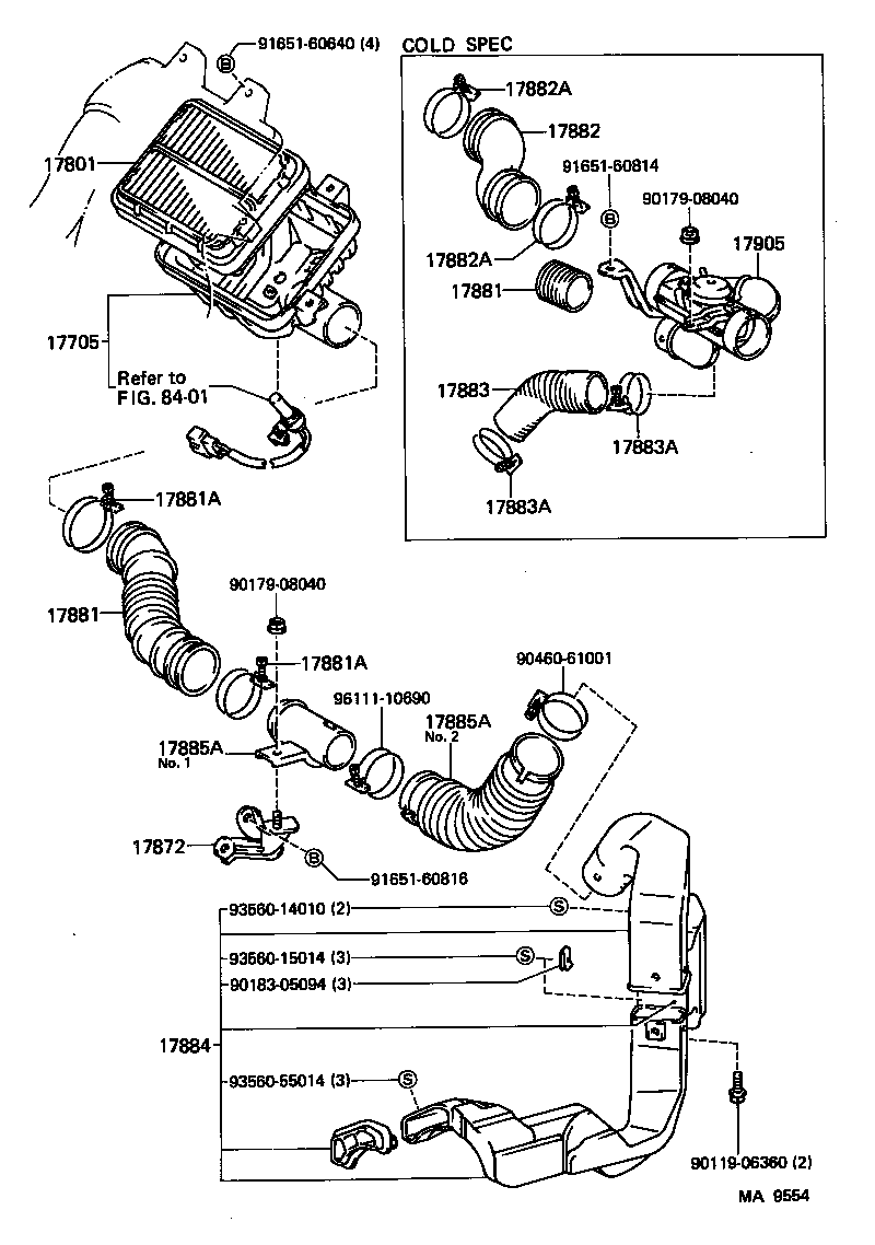 17705-11151 CAP SUB-ASSY, AIR CLEANER product image