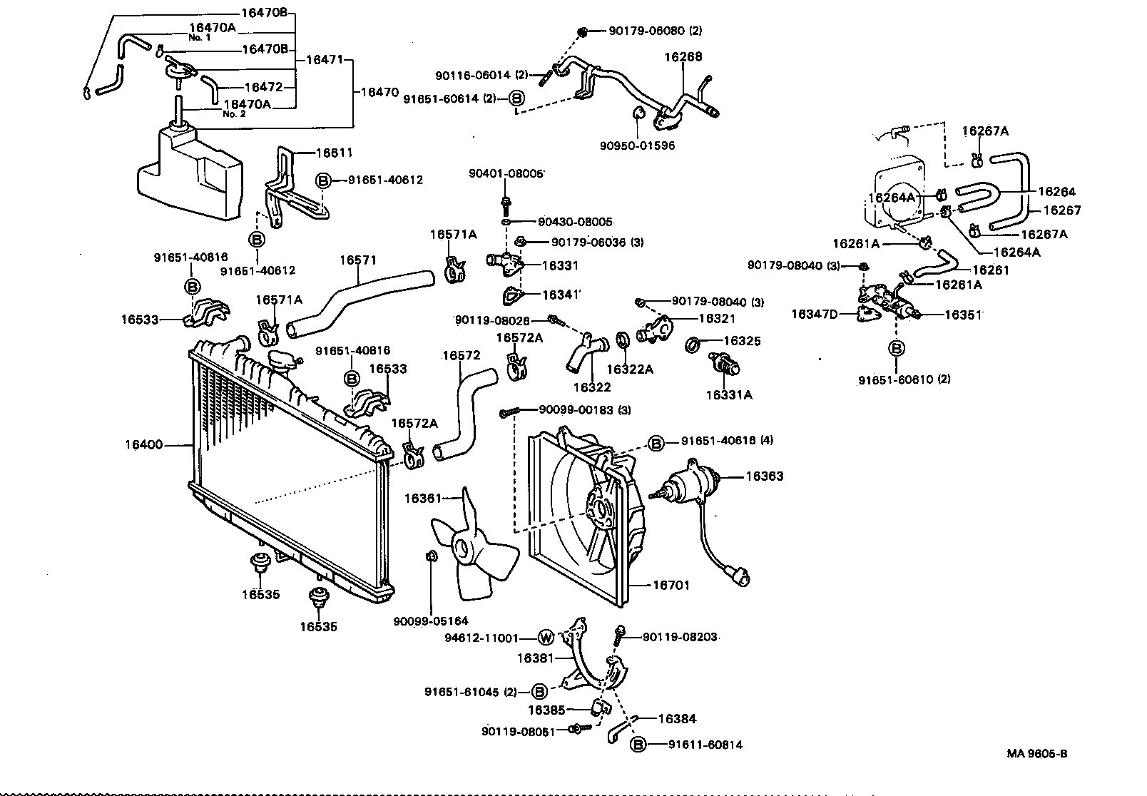 16347-62010 GASKET, WATER BY-PASS product image