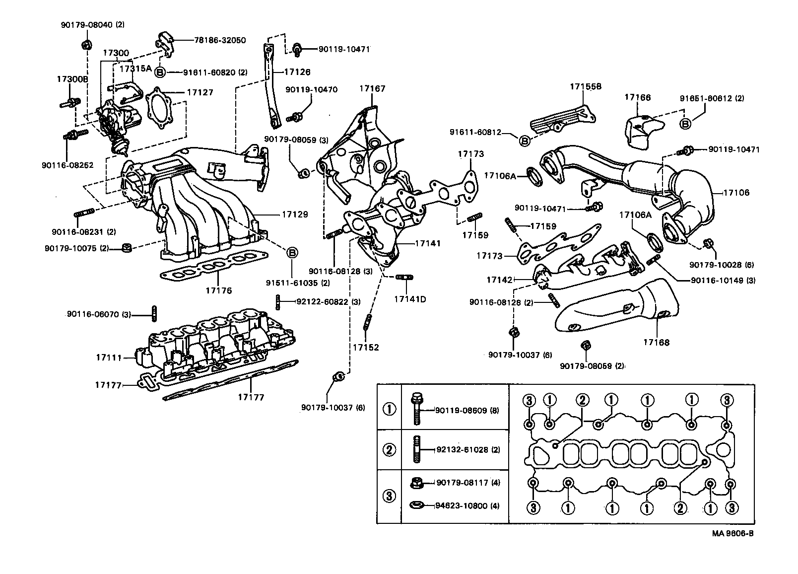 04176-54010 SEAL KIT, TURBOCHARGER product image