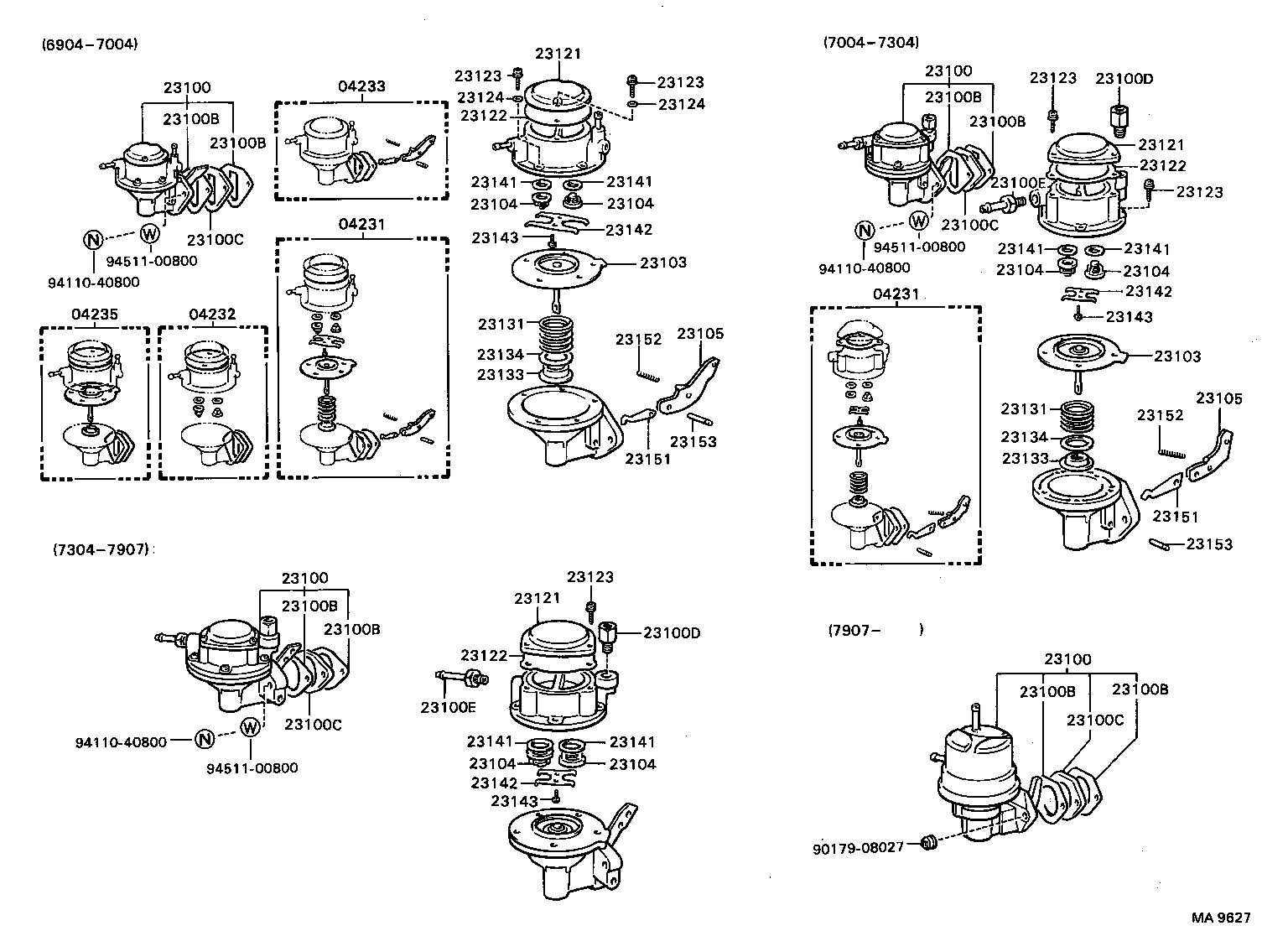 90404-13105 UNION, NIPPLE(FOR FUEL INLET) product image