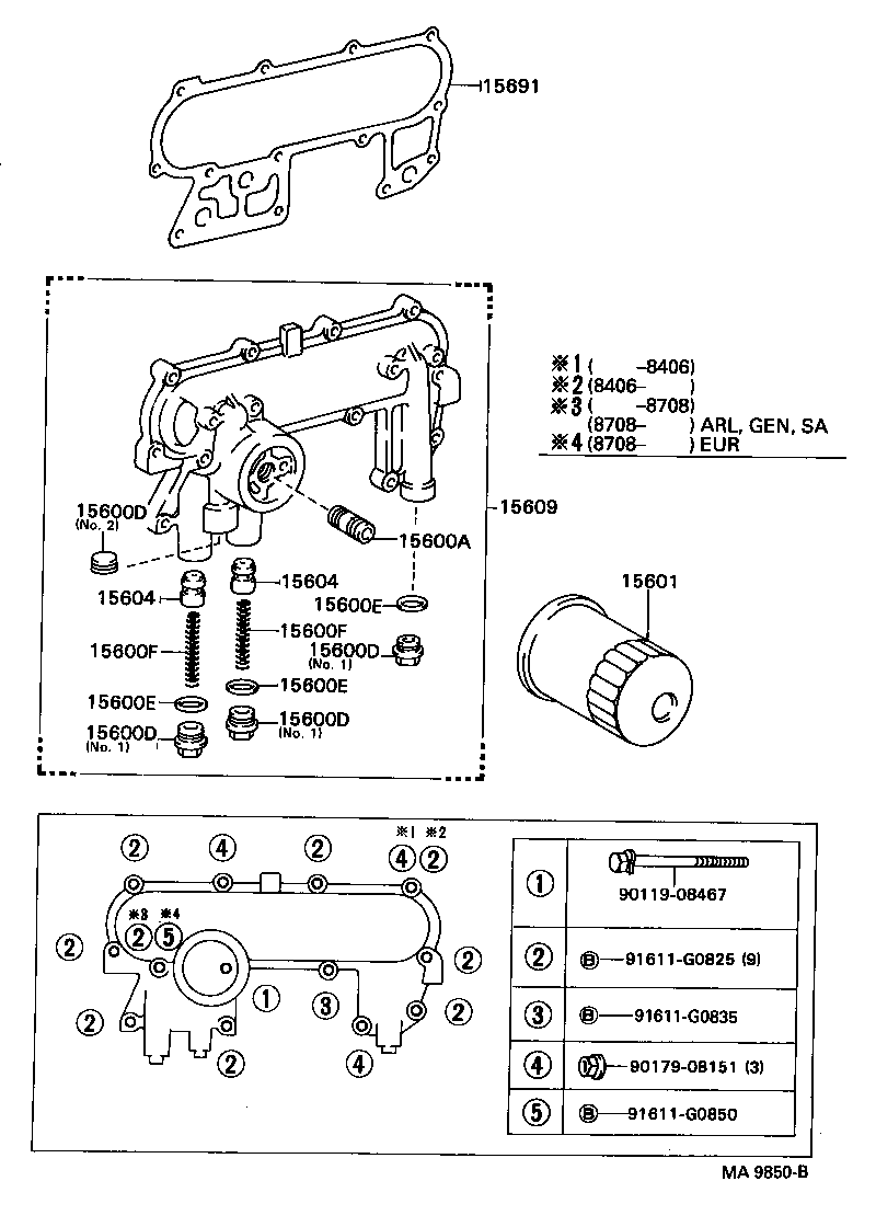 15116-54020 UNION(FOR OIL FILTER) product image