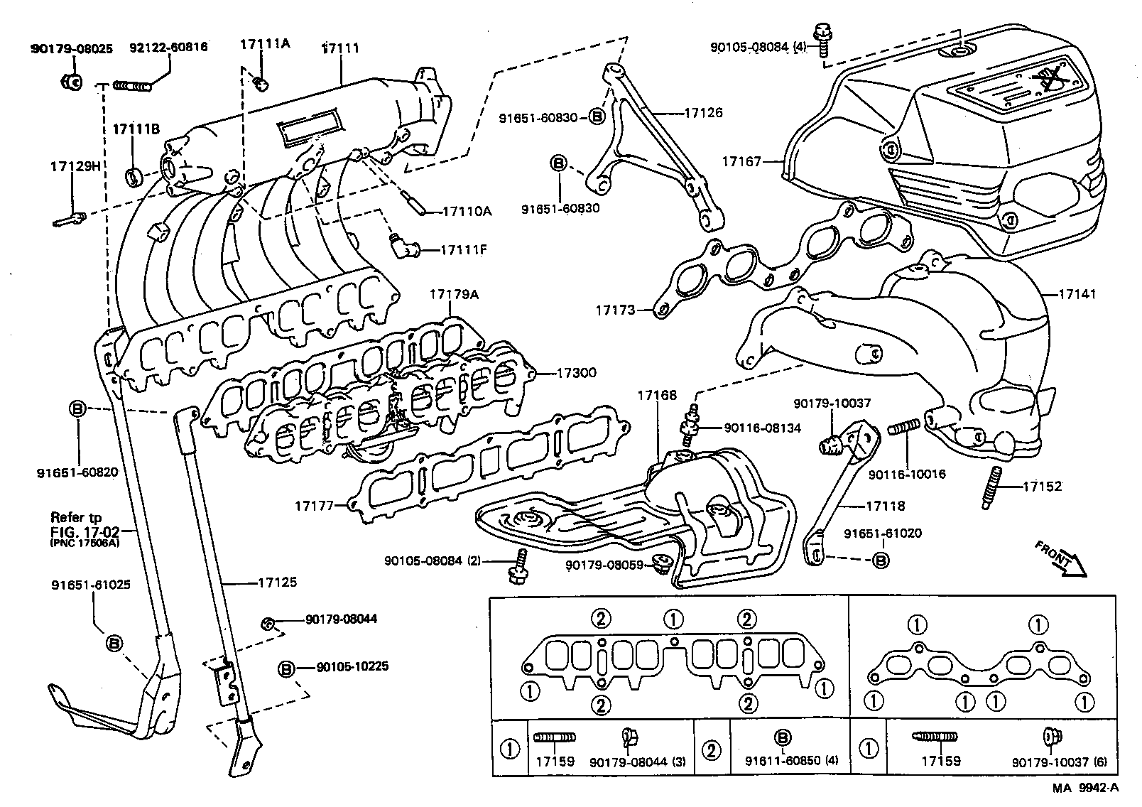 16347-88340 GASKET, WATER BY-PASS product image