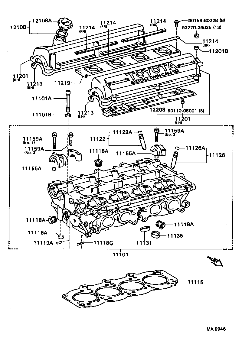 11101-88381 HEAD SUB-ASSY, CYLINDER product image