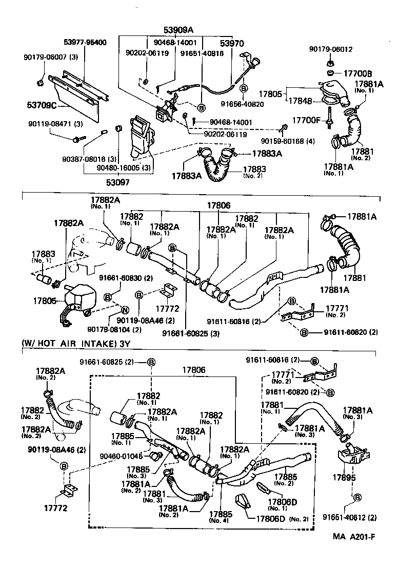 17700-54520 CLEANER ASSY, AIR product image