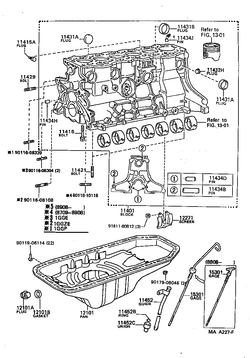 11452-70030 GUIDE, OIL LEVEL GAGE product image