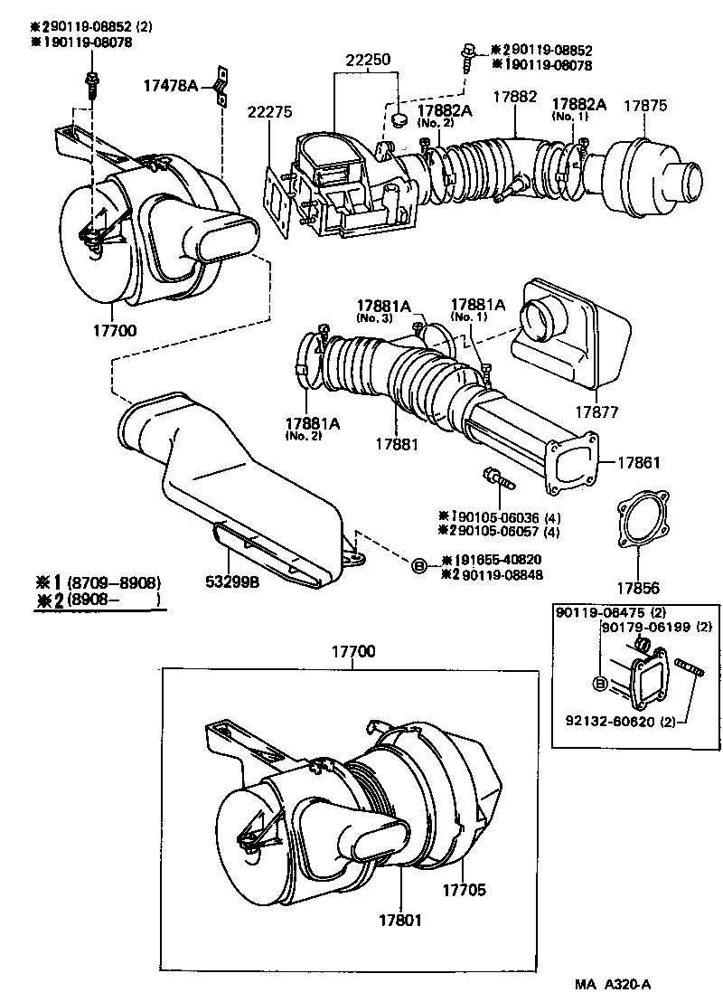 17344-73010 HOSE, AIR, NO.4 product image