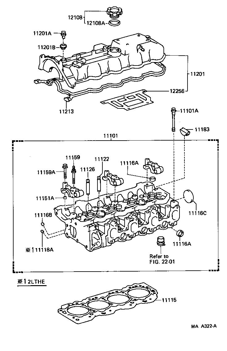 11101-70050 HEAD SUB-ASSY, CYLINDER product image