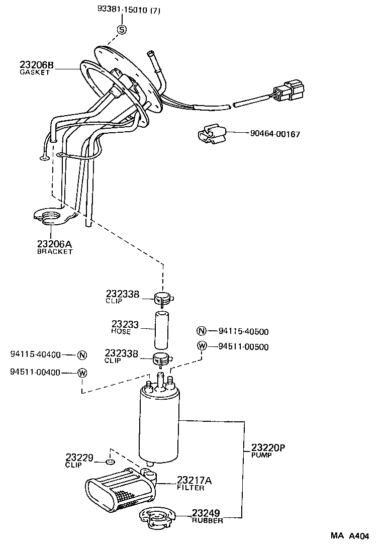 23220-42110 PUMP ASSY, FUEL product image