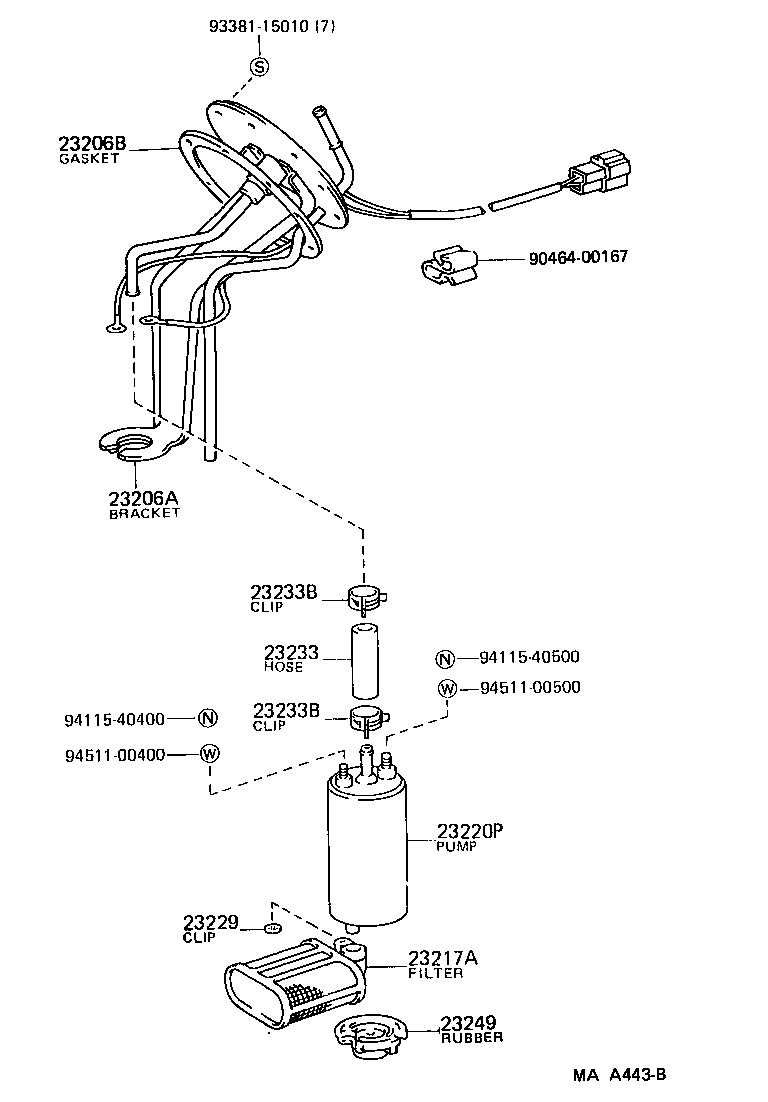 23220-42110 PUMP ASSY, FUEL product image