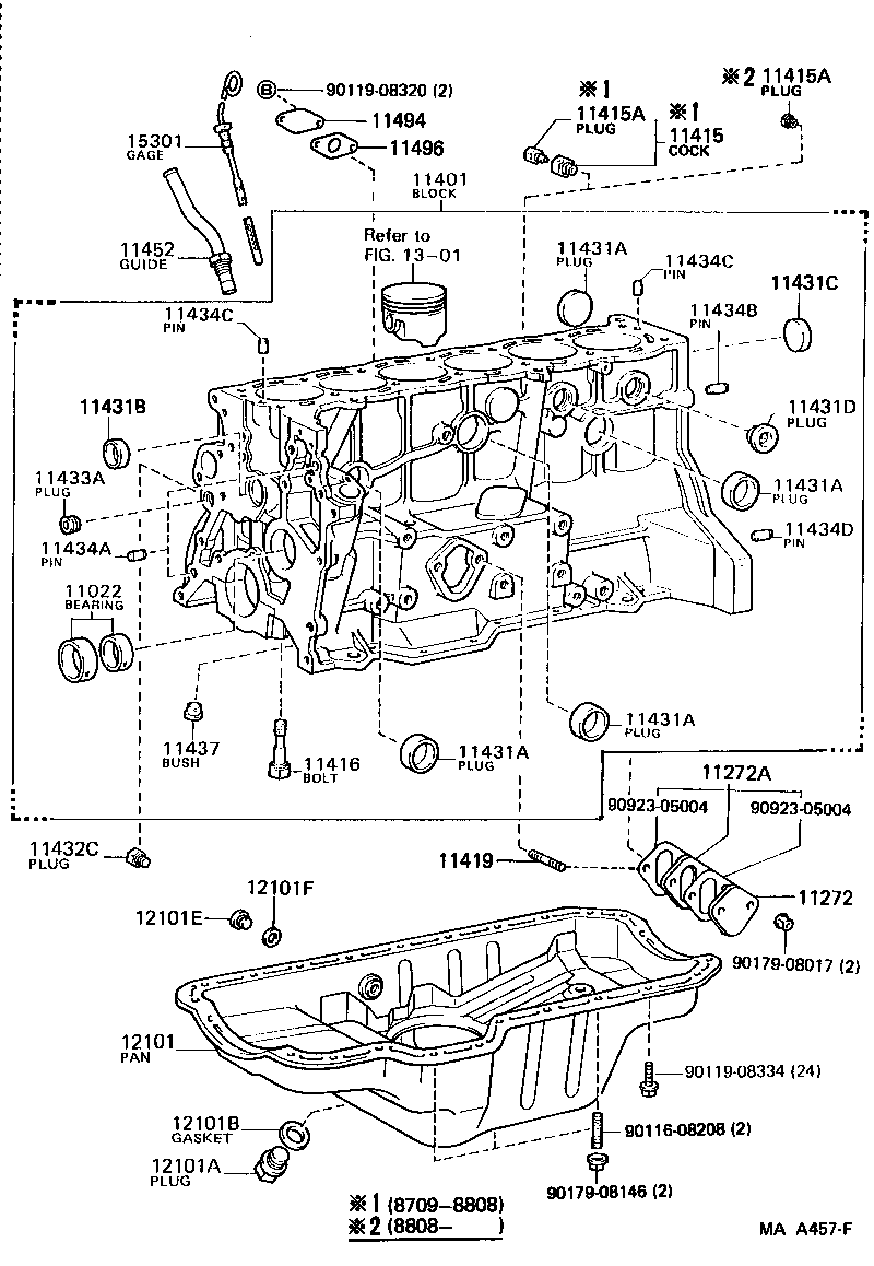 11452-70030 GUIDE, OIL LEVEL GAGE product image