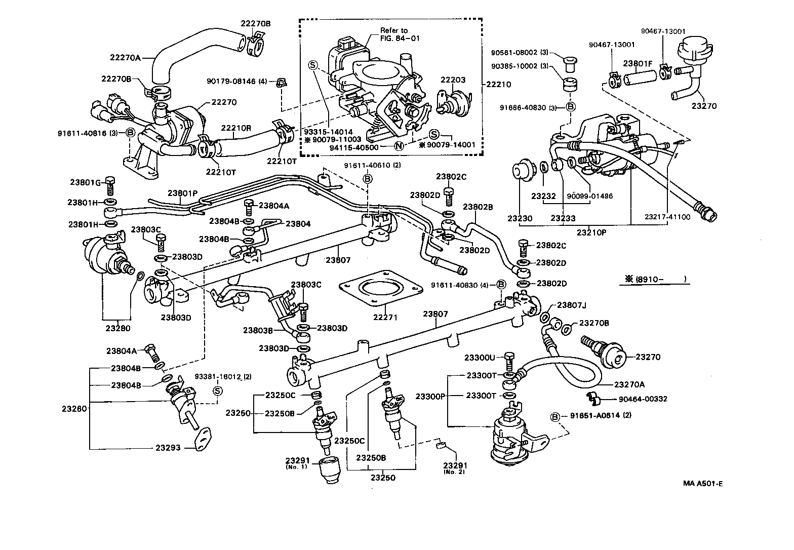 22210-52040 BODY ASSY, THROTTLE product image