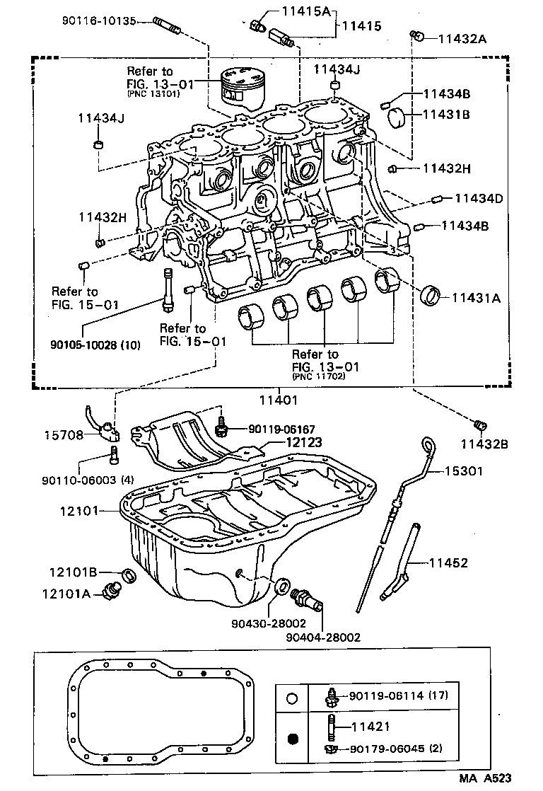 11452-88380 GUIDE, OIL LEVEL GAGE product image