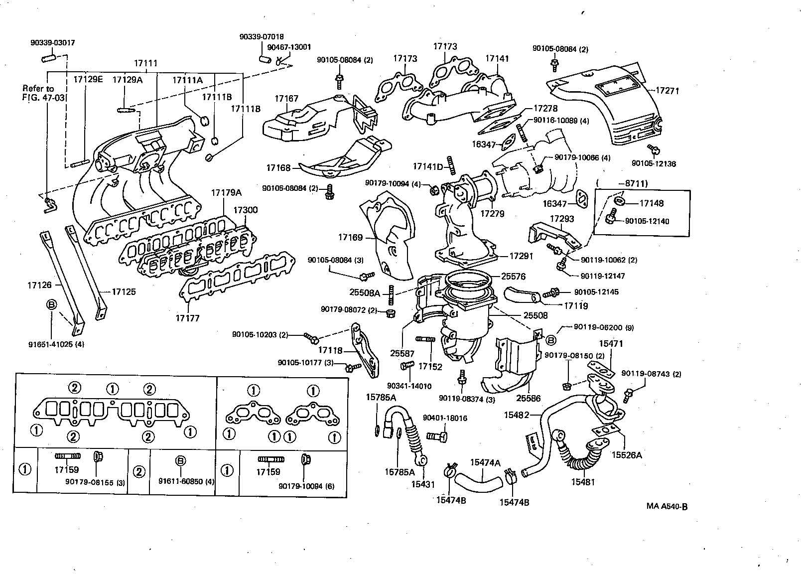 16347-88340 GASKET, WATER BY-PASS product image