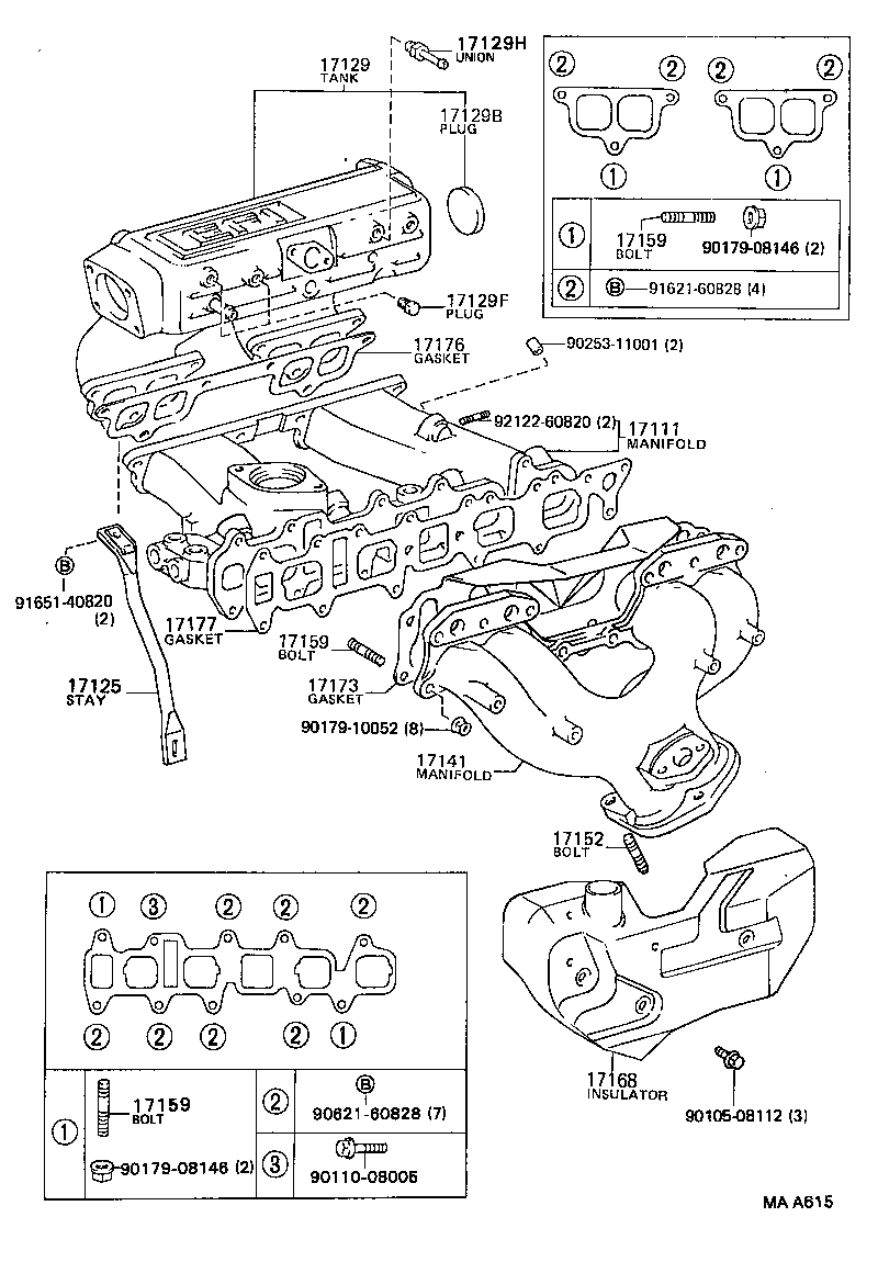 17101-35050 MANIFOLD, INTAKE product image