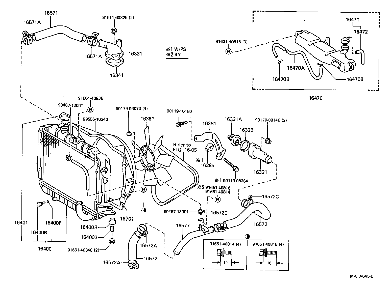 16333-54070 HOUSING, WATER OUTLET product image