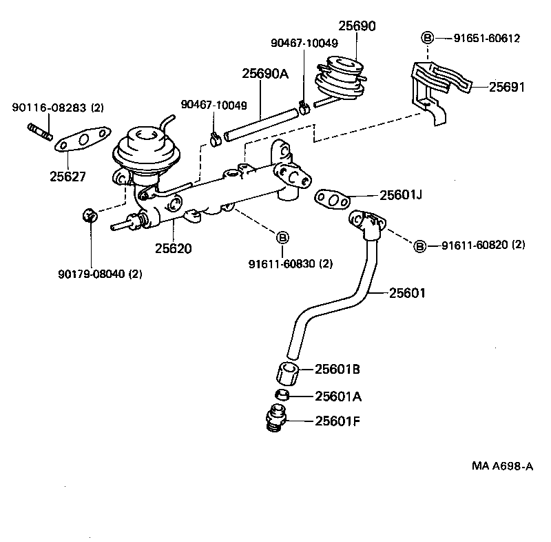 90404-22003 UNION(FOR EGR PIPE, NO.1) product image