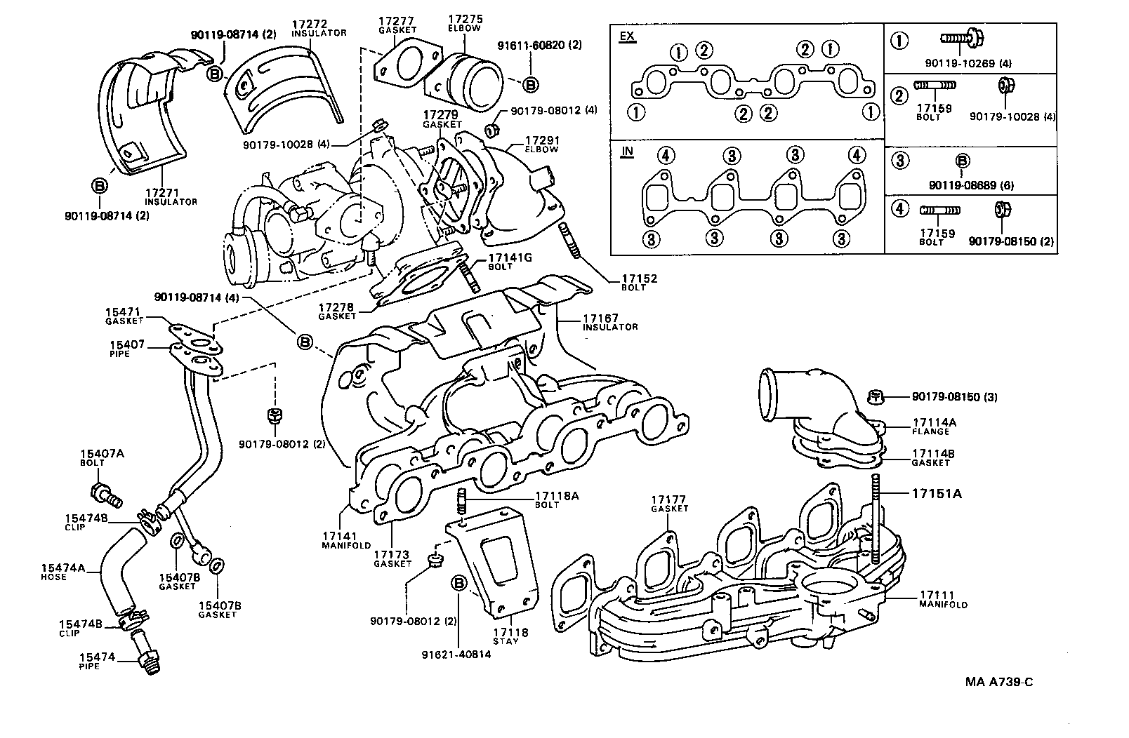 17101-70060 MANIFOLD, INTAKE product image