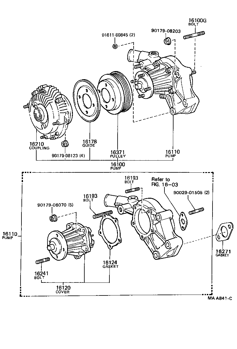 16159-70040 PIN, RING(FOR WATER PUMP SET) product image