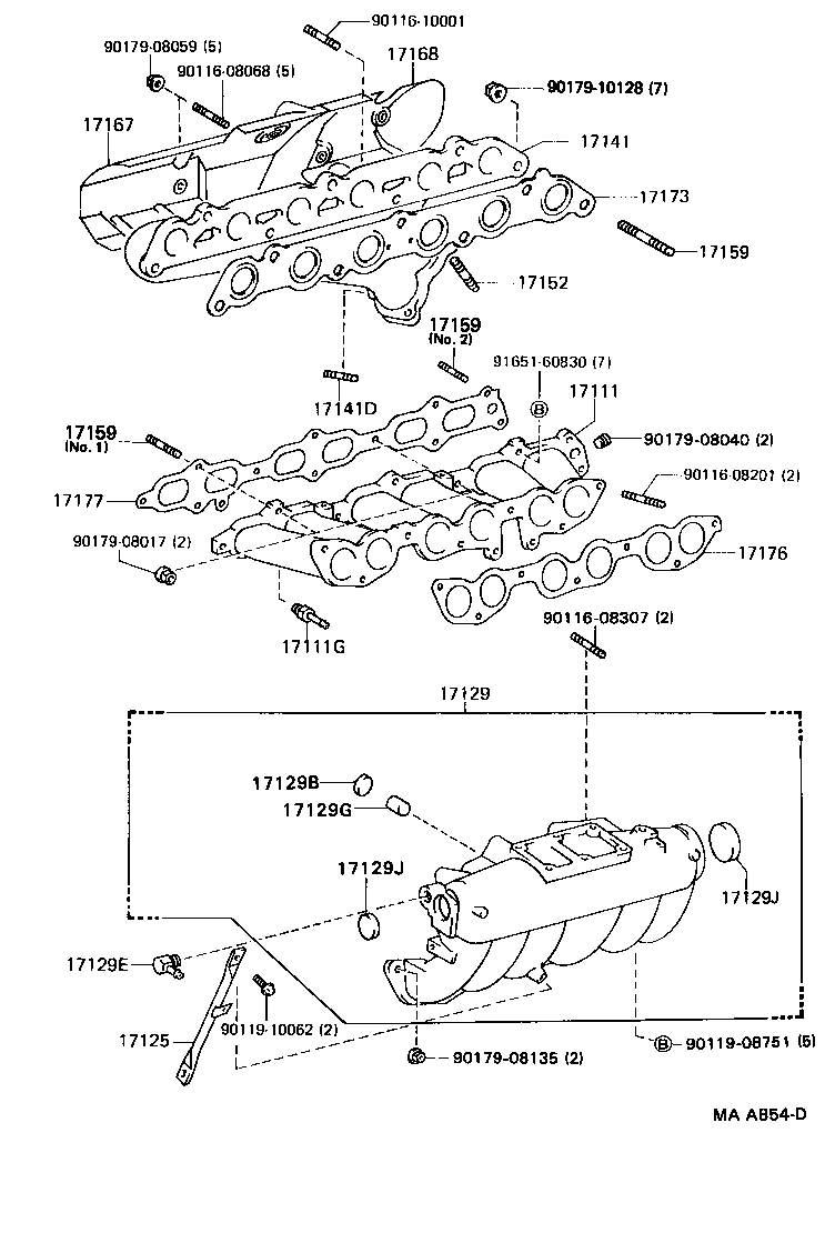 90430-12022 GASKET(FOR MANIFOLD PLUG) product image