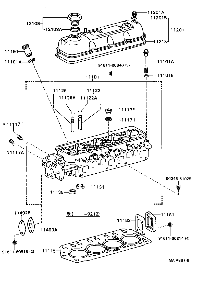 11115-67050-01 GASKET, CYLINDER HEAD product image