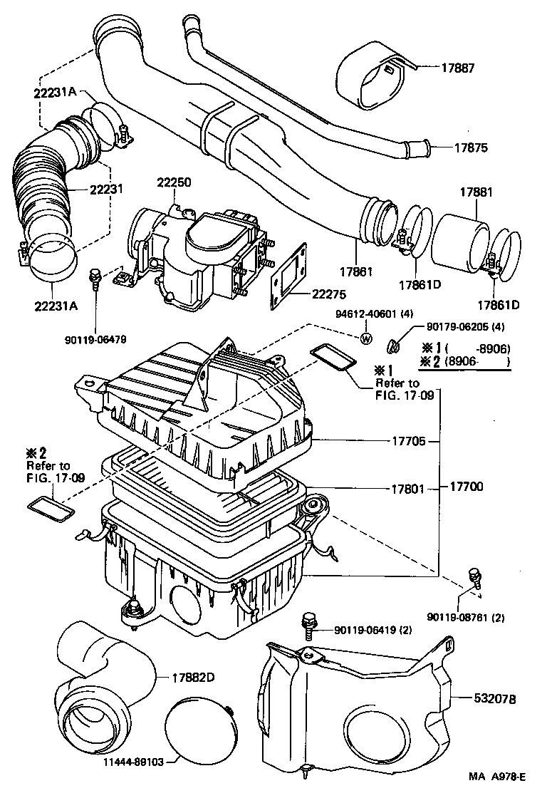 17705-35170 CAP SUB-ASSY, AIR CLEANER product image