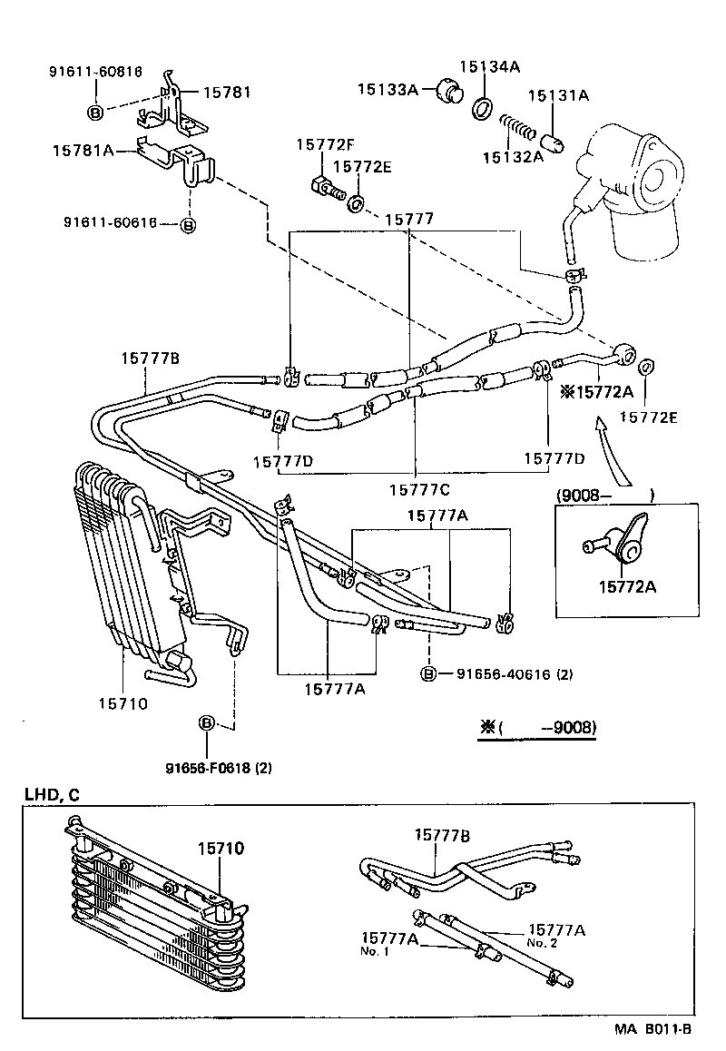 90401-12031 BOLT, UNION(FOR OIL PIPE) product image
