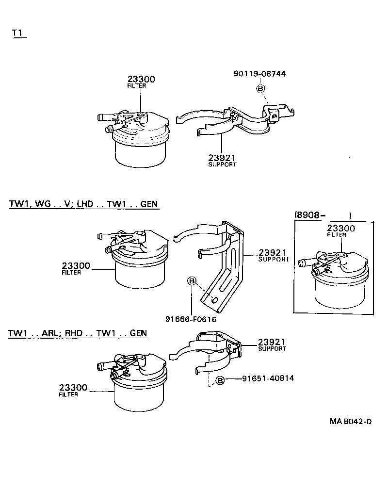 23301-54590 CAP ASSY, FUEL FILTER product image