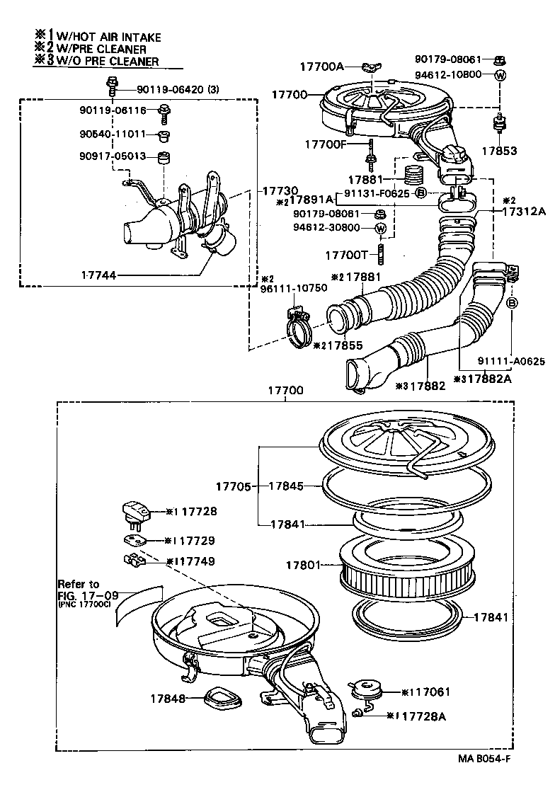 17705-35180 CAP SUB-ASSY, AIR CLEANER product image