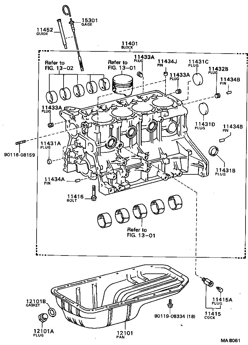 11452-70010 GUIDE, OIL LEVEL GAGE product image