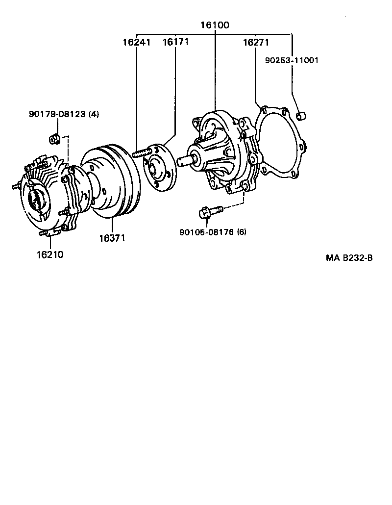 16159-70040 PIN, RING(FOR WATER PUMP SET) product image