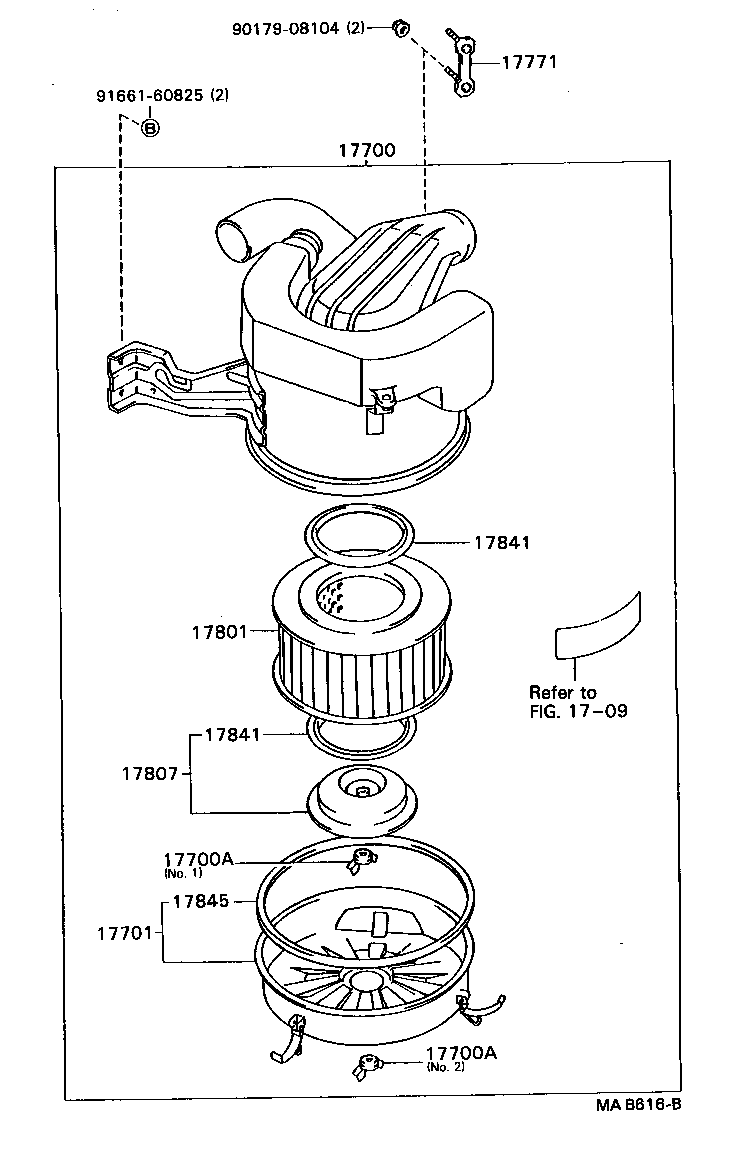 17700-56480 CLEANER ASSY, AIR product image