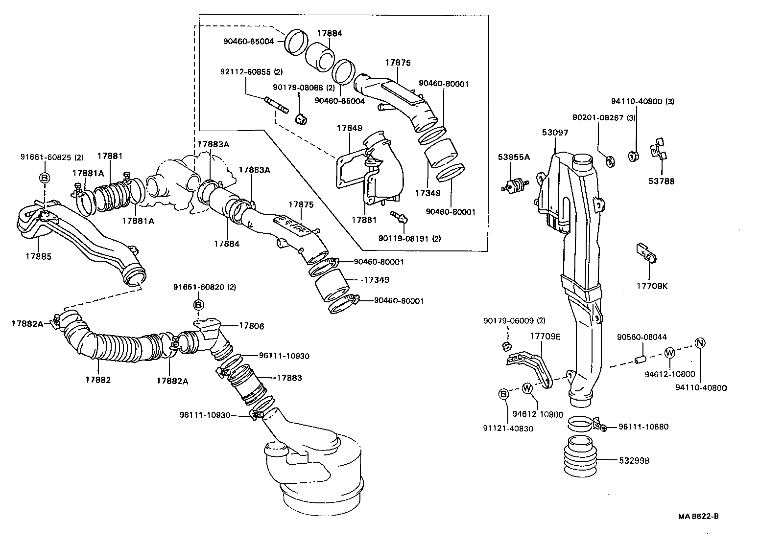 17700-56480 CLEANER ASSY, AIR product image