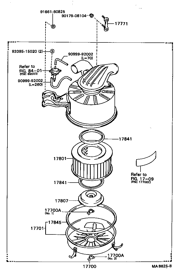 17700-78010 CLEANER ASSY, AIR product image