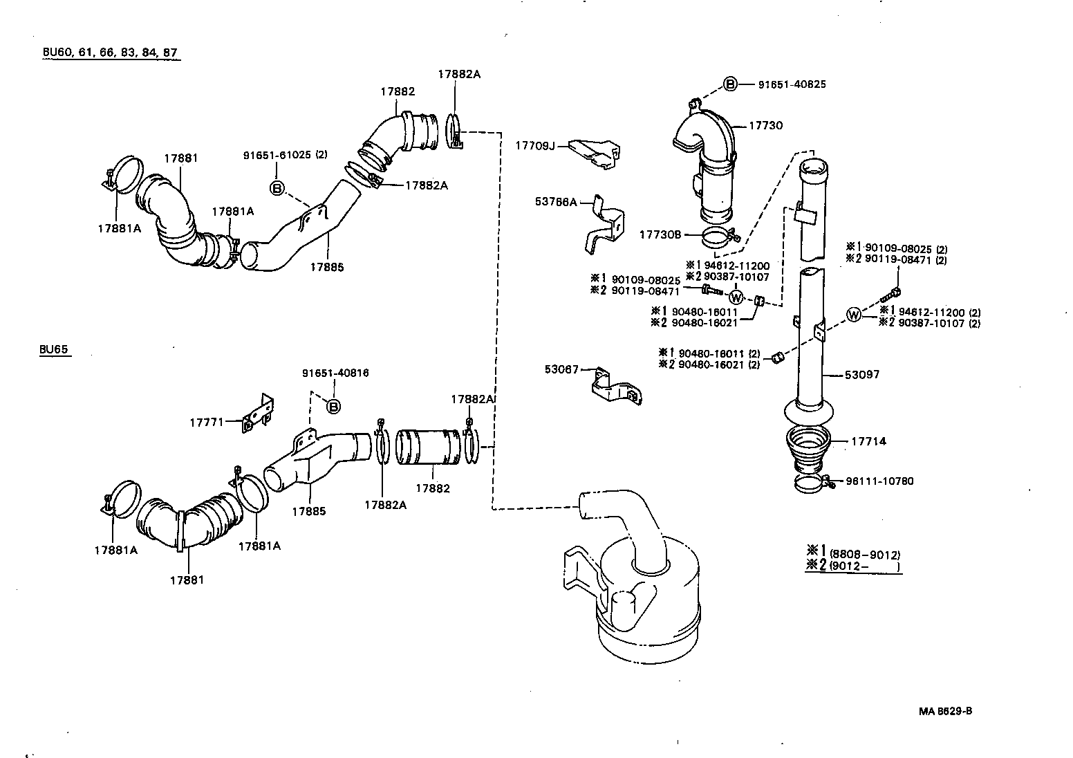 17700-78010 CLEANER ASSY, AIR product image