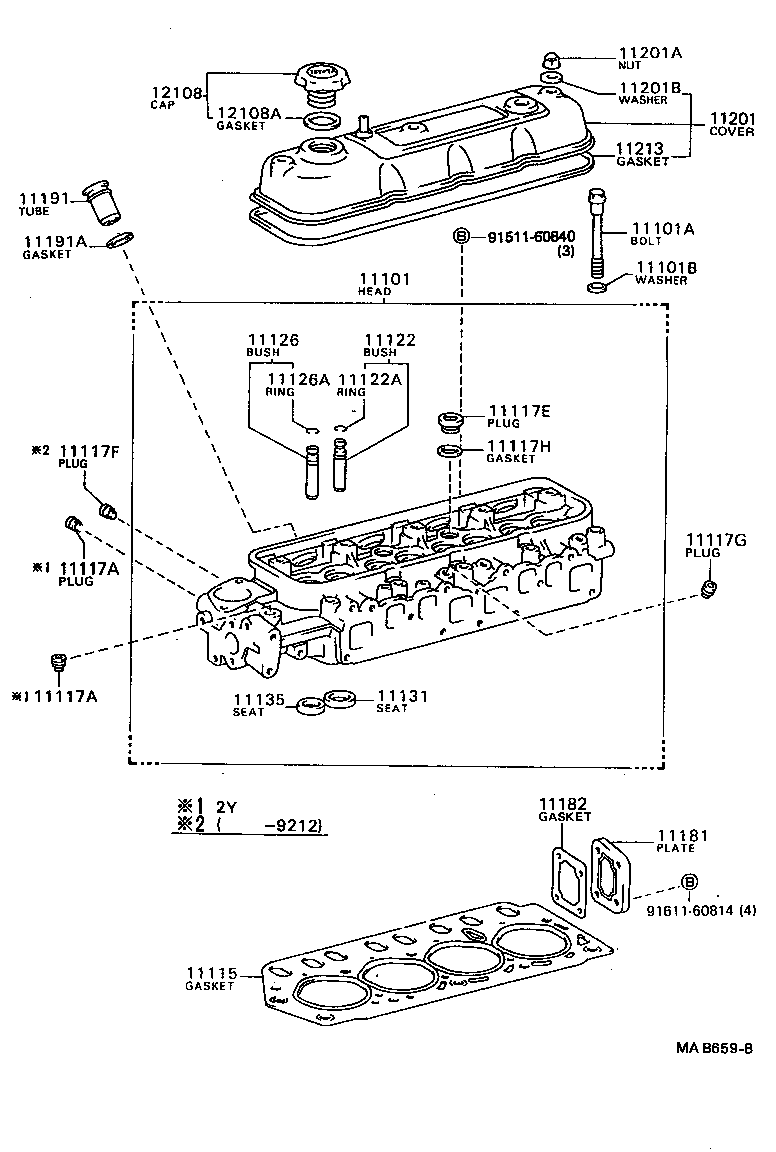 11115-64170-0A GASKET, CYLINDER HEAD product image