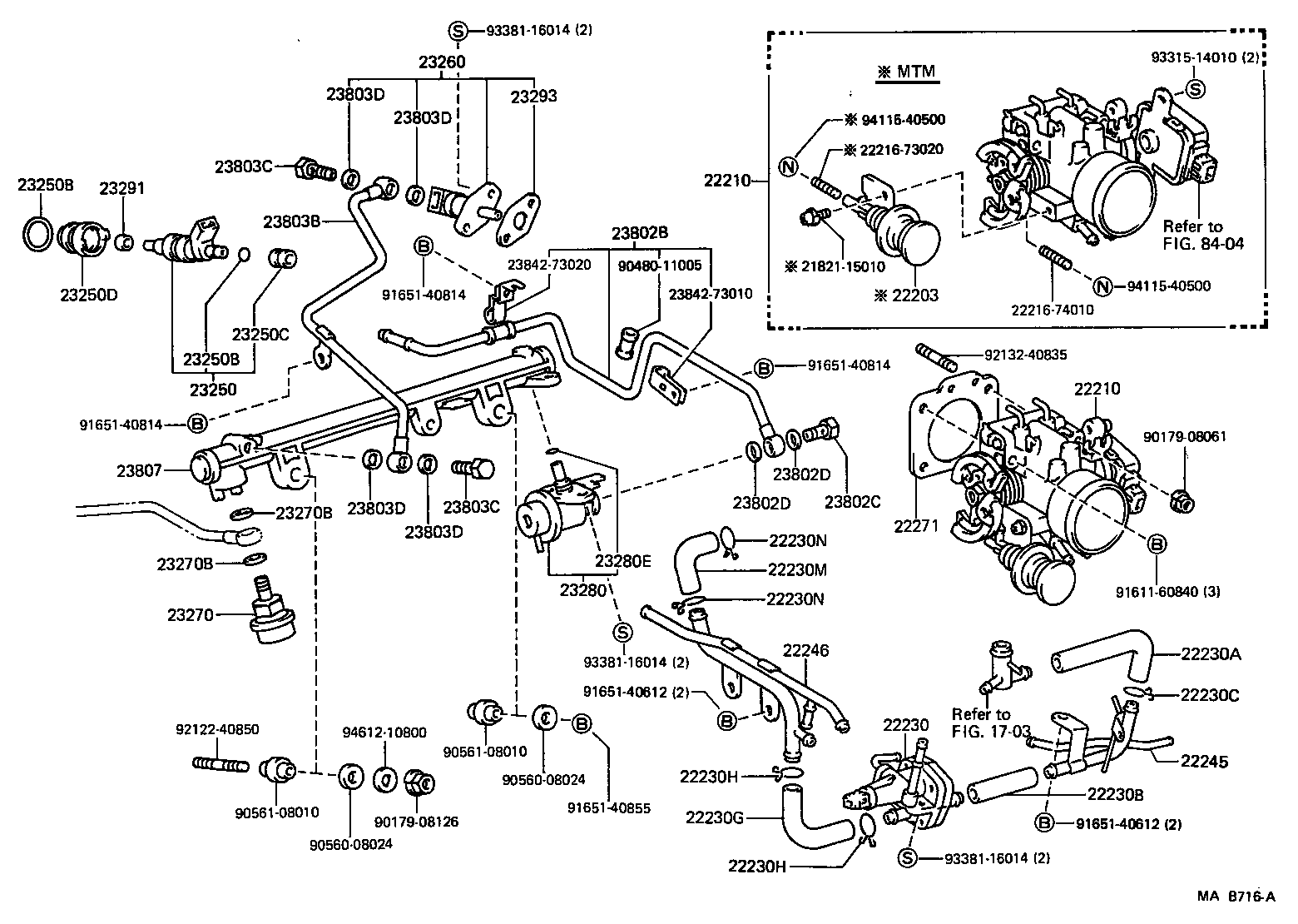 23217-73032 FILTER, FUEL PUMP product image
