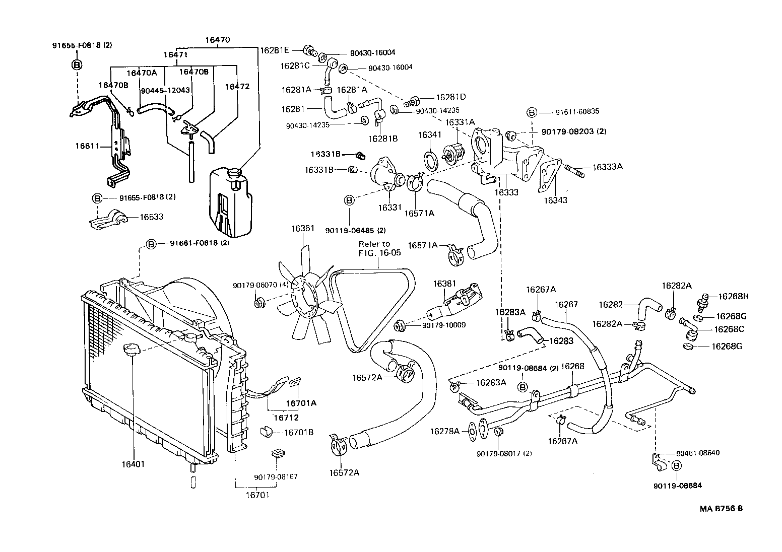 17175-72011 GASKET, WATER BY-PASS product image