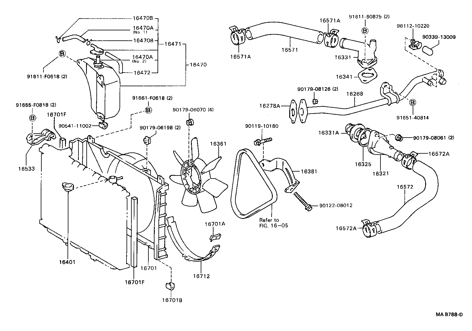 17175-72011 GASKET, WATER BY-PASS product image