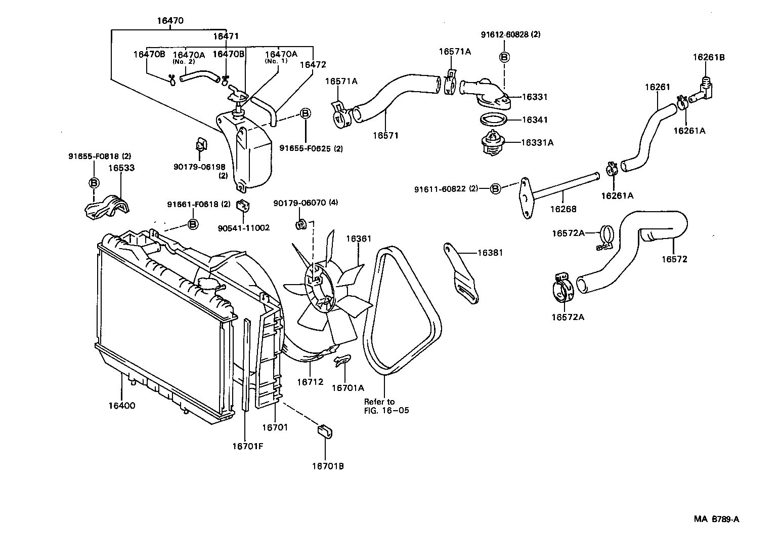 17175-72011 GASKET, WATER BY-PASS product image