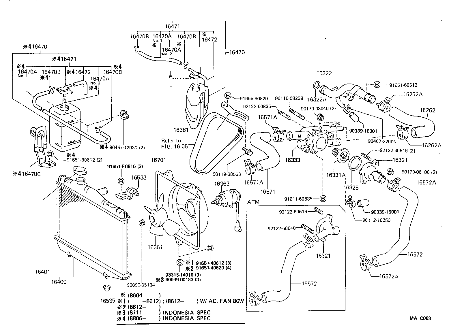 16400-10030 RADIATOR ASSY product image