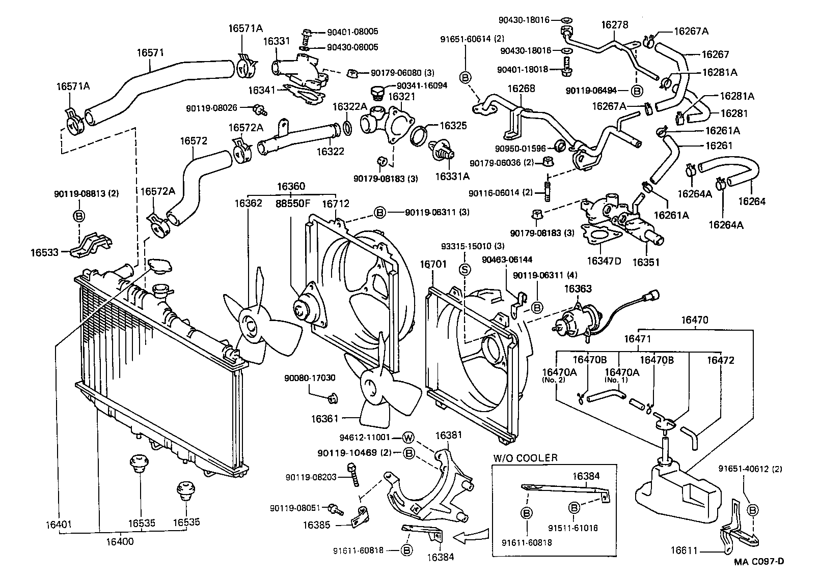 16361-03020 FAN product image