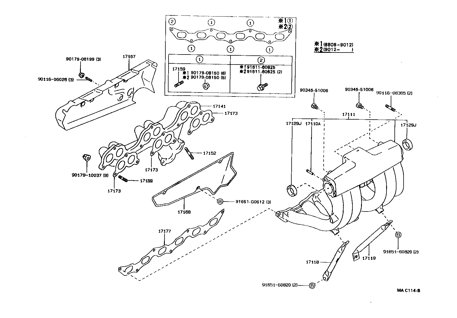 90430-12022 GASKET(FOR MANIFOLD PLUG) product image