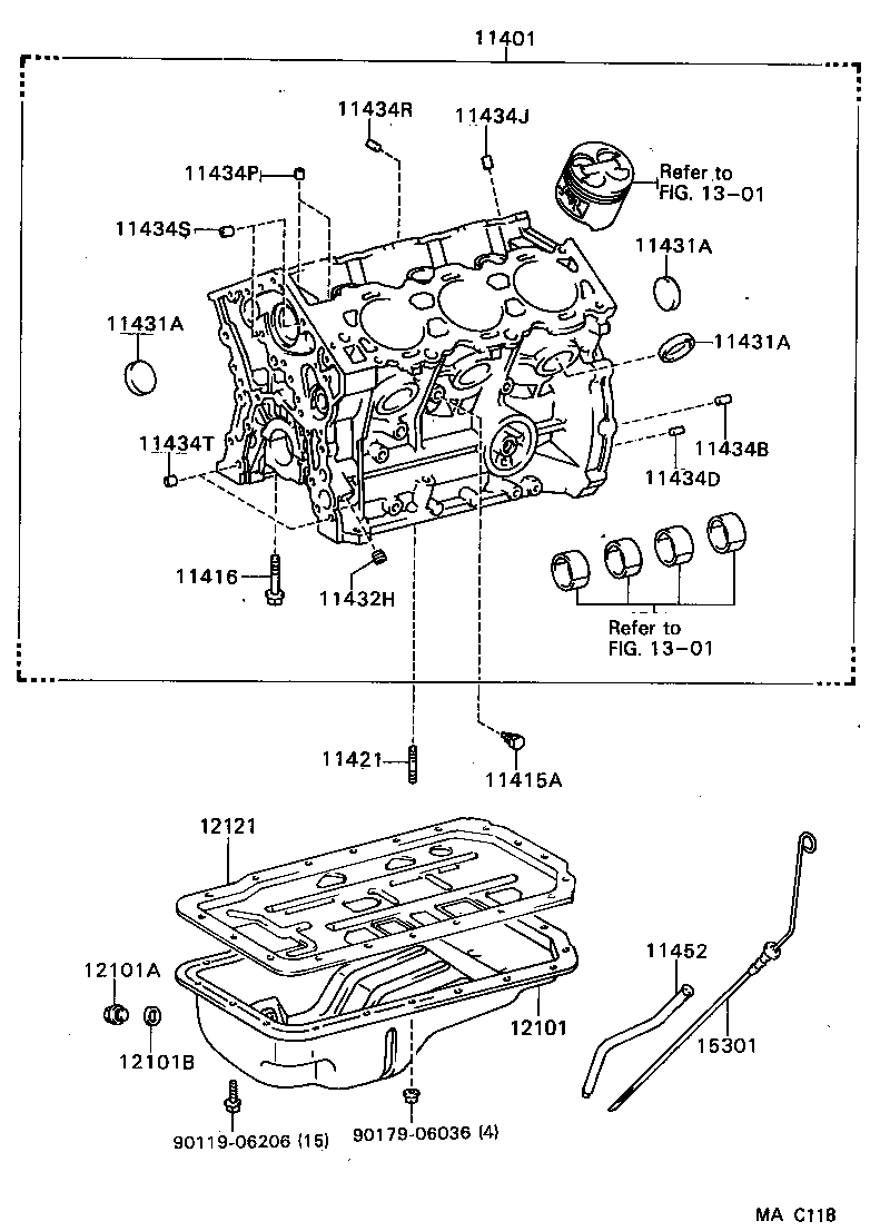 11452-03010 GUIDE, OIL LEVEL GAGE product image