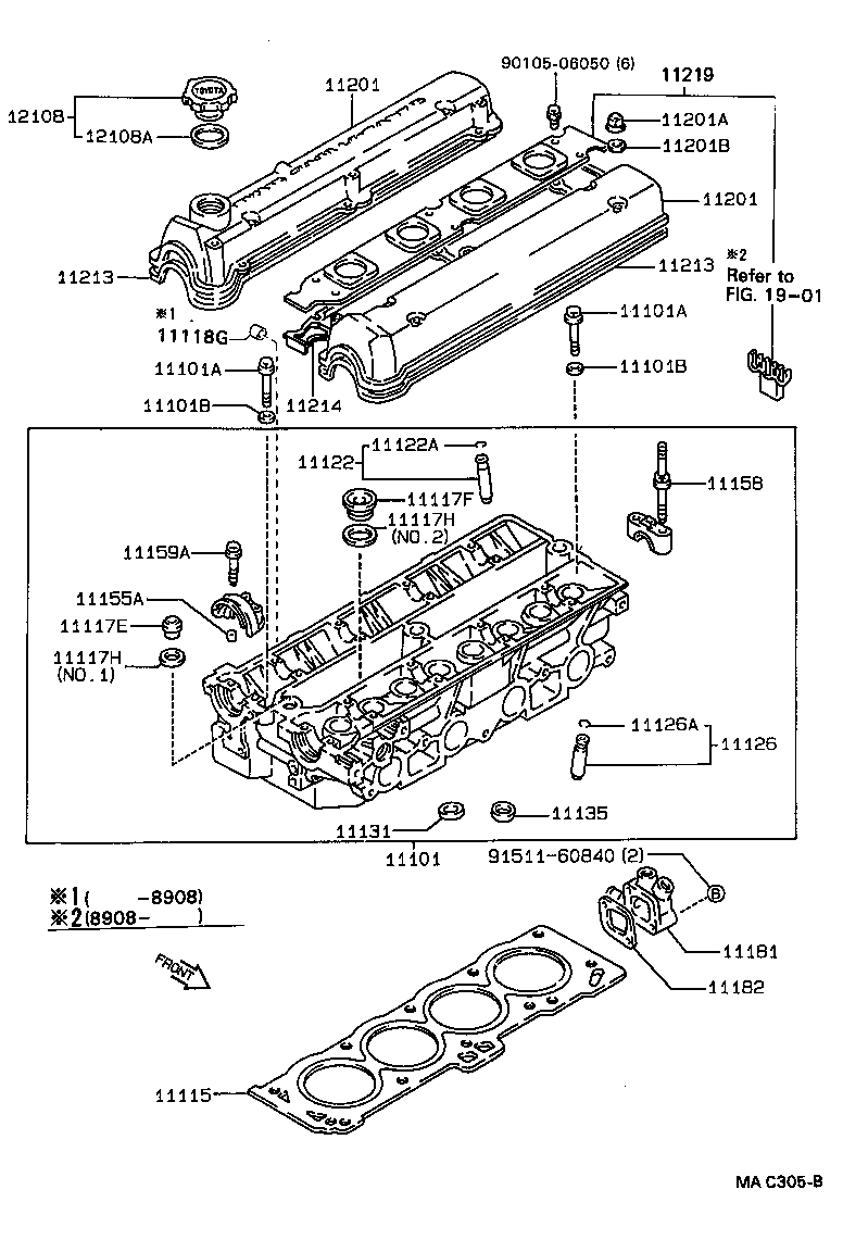 11101-64061 HEAD SUB-ASSY, CYLINDER product image