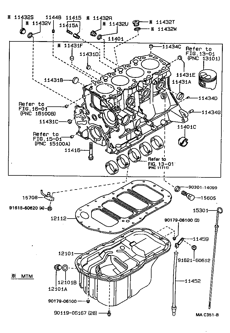 11448-54020 ORIFICE, CYLINDER BLOCK OIL product image