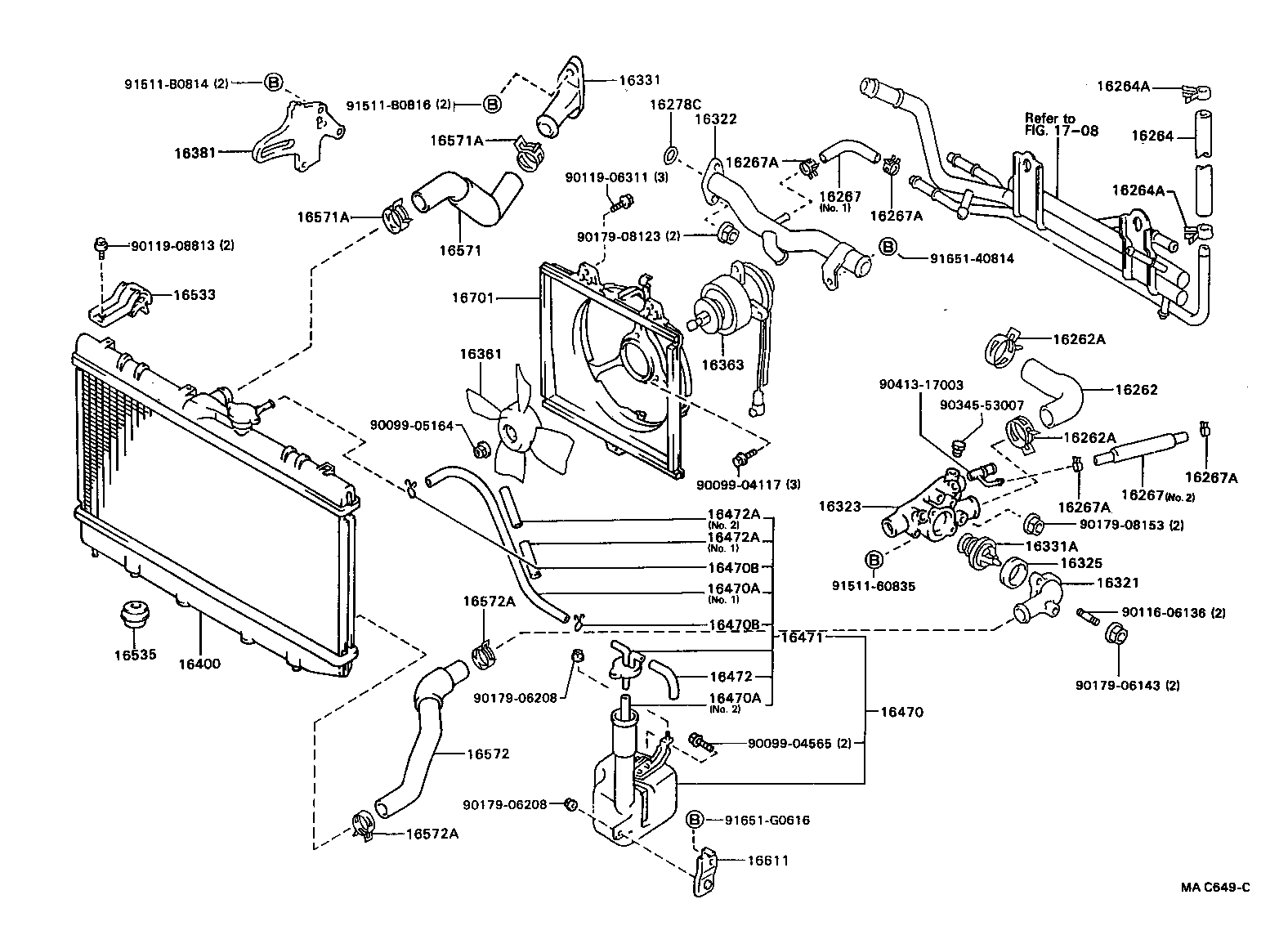 16323-15050 HOUSING, WATER INLET product image