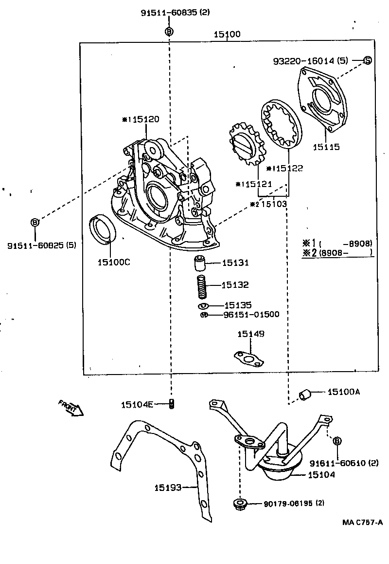 15122-16030 GEAR, OIL PUMP DRIVEN product image