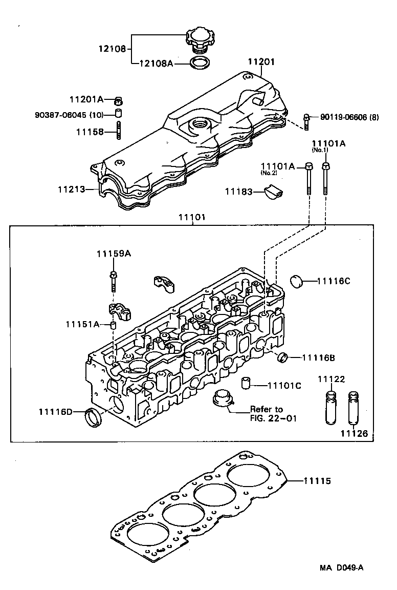 11122-17020 BUSH, INTAKE VALVE GUIDE product image